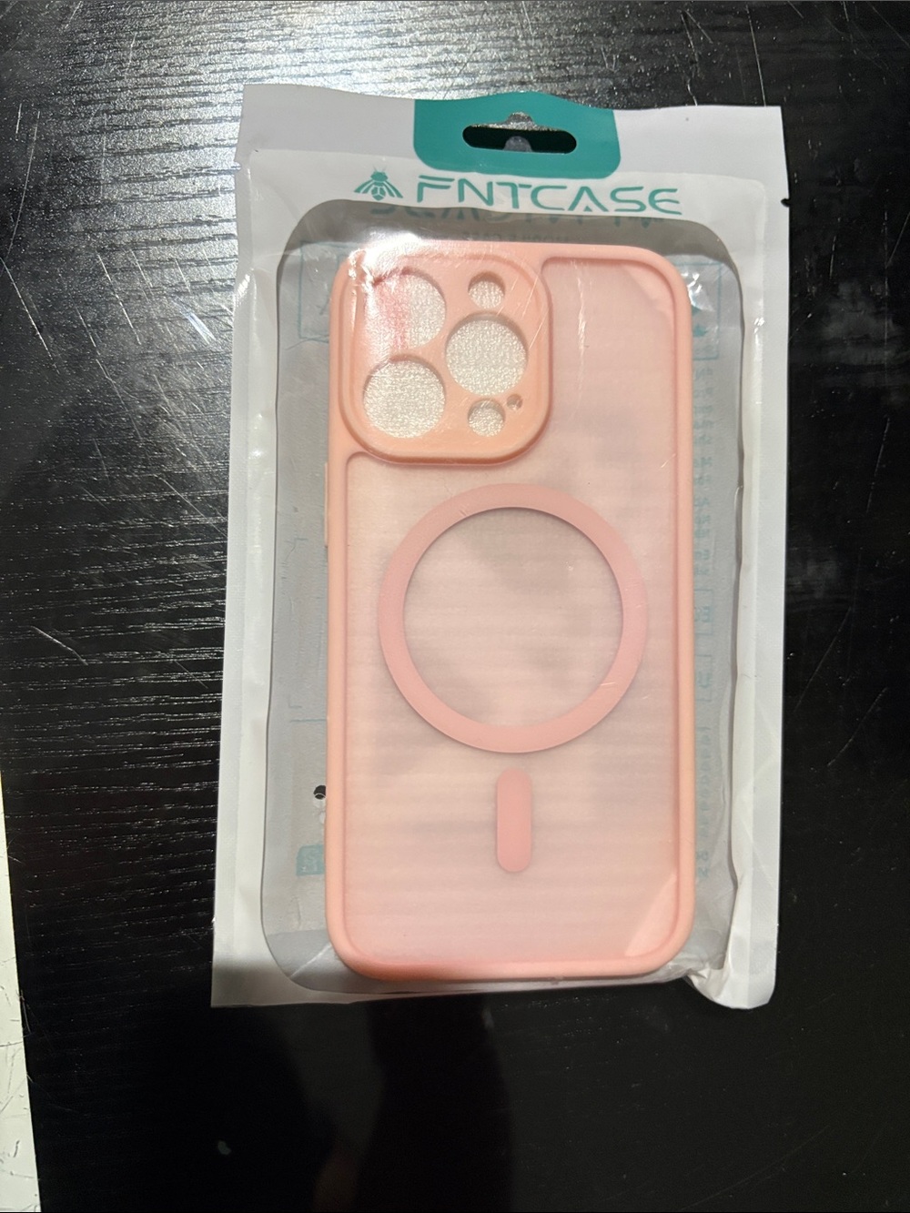 Pink MagSafe-Compatible Soft-Touch Phone Case